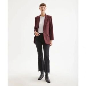 Nili Lotan Burgundy Blazer